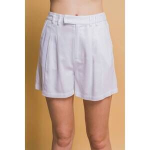 NEW SAGE & CLARE ella linen shorts in white
